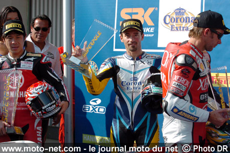 Noriyuki Haga, Max Biaggi et Troy Bayliss - Les manches Superbike et Supersport de République Tchèque 2007 à Brno sur Moto-Net.Com