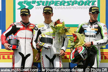 Podium SSP - Les manches Superbike et Supersport de République Tchèque 2007 à Brno sur Moto-Net.Com