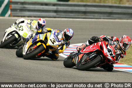  Noriyuki Haga, Max Biaggi et James Toseland - Les manches Superbike et Supersport de République Tchèque 2007 à Brno sur Moto-Net.Com