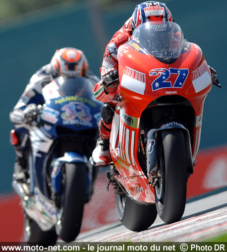 Casey Stoner et Marco Melandri - Le MotoGP déjà en plein Mercato !