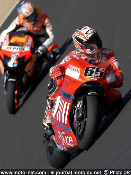 Loris Capirossi et Nicky Hayden - Le Grand Prix de République Tchèque MotoGP 2007 : la présentation sur Moto-Net