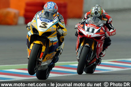  Max Biaggi et Troy Corser - Les manches Superbike et Supersport d'Allemagne 2007 à Lausitzring sur Moto-Net.Com