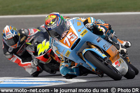 Mattia Pasini, Hector Faubel et Simone Corsi - Grand Prix Moto du Portugal 2007 : le tour par tour sur Moto-Net.Com