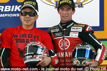 Noriyuki Haga et Troy Corser - Épreuve Mondial Superbike et Supersport Vallelunga 2007 : la présentation sur Moto-Net.Com