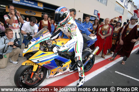 Max Biaggi - Épreuve Mondial Superbike et Supersport Magny-Cours 2007 : la présentation sur Moto-Net.Com