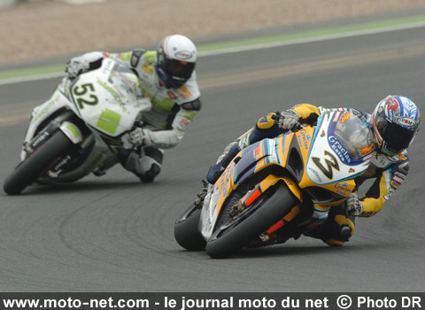 Max Biaggi et James Toseland - Les manches Superbike et Supersport de France 2007 à Magny-Cours sur Moto-Net.Com