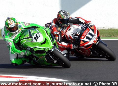 Fonsi Nieto et Troy Corser - Les manches Superbike et Supersport de France 2007 à Magny-Cours sur Moto-Net.Com