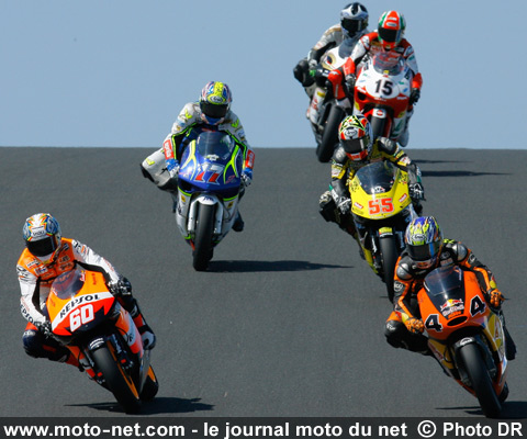 Simon, H.Aoyama, Takahashi, Abraham, Locatelli et Cluzel - Grand Prix Moto d'Australie 2007 : le tour par tour sur Moto-Net.Com