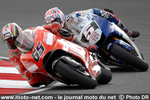 Loris Capirossi et Colin Edwards - Grand Prix Moto de Malaisie 2007 : le tour par tour sur Moto-Net.Com