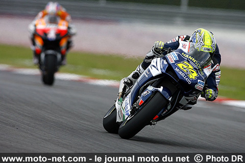 Toni Elias et Nicky Hayden - Grand Prix Moto de Malaisie 2007 : le tour par tour sur Moto-Net.Com