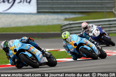 John Hopkins, Chris Vermeulen et Colin Edwards - Grand Prix Moto de Malaisie 2007 : le tour par tour sur Moto-Net.Com