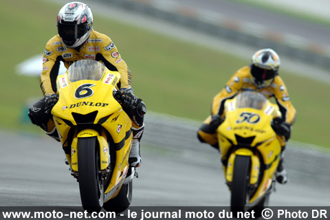 Makoto Tamada et Sylvain Guintoli - Grand Prix Moto de Malaisie 2007 : le tour par tour sur Moto-Net.Com