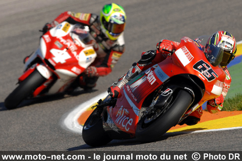 Loris Capirossi et Alex Barros - Grand Prix Moto de Valence 2007 : le tour par tour sur Moto-Net.Com