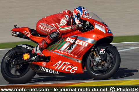 Casey Stoner - Grand Prix Moto de Valence 2007 : le tour par tour sur Moto-Net.Com