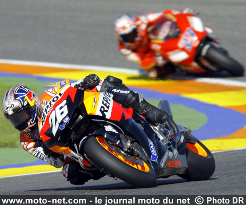 Dani Pedrosa et Casey Stoner - Grand Prix Moto de Valence 2007 : le tour par tour sur Moto-Net.Com