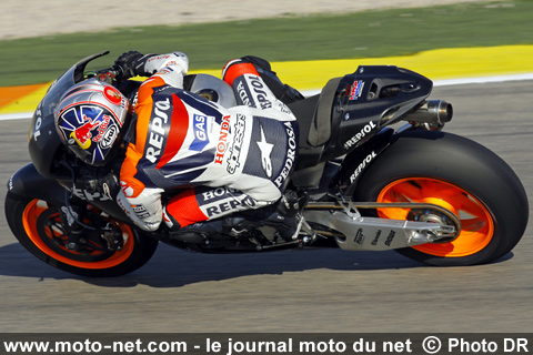 Dani Pedrosa - Essais Valence : Le MotoGP 2007 n'est plus : Viva 2008 !