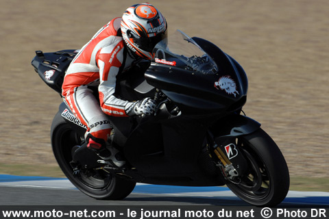 Marco Melandri - Essais MotoGP à Jerez : les Honda Repsol clôturent l'année 2007 en beauté
