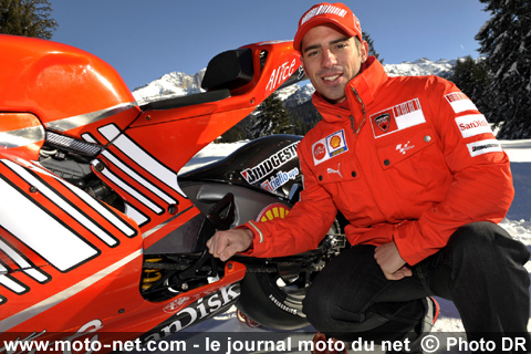 Marco Melandri et la GP8 - Ducati dévoile sa nouvelle moto... et ses ambitions !