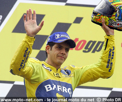 Victorieux au GP d'Estoril en 2005 - 2008 sans Alex Barros : syndrome du temps qui passe