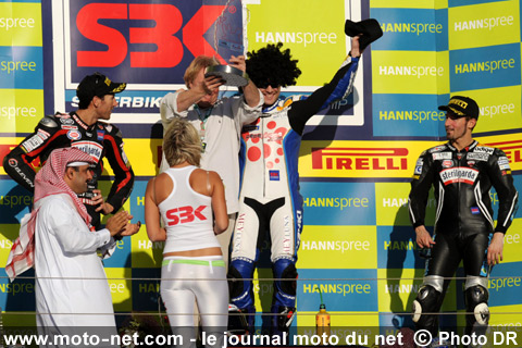 1er Fonsi Nieto, 2ème Ruben Xaus et 3ème Max Biaggi - Début de saison tonitruant en Mondial Superbike !