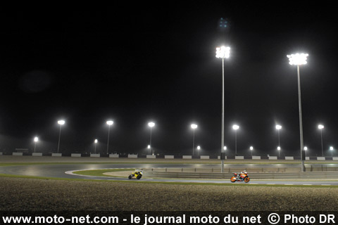 Circuit de Losail by night - Ultimes tests au Qatar : les rookies impressionnent sous les projecteurs !