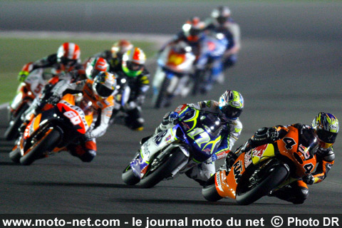 H.Aoyama, Abraham, Simon, Simoncelli... - Grand Prix Moto du Qatar 2008 : le tour par tour sur Moto-Net.Com