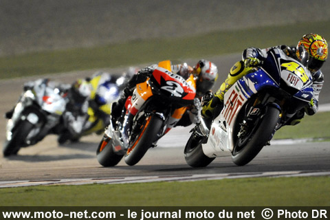 Rossi, Pedrosa, Dovizioso et Toseland - Grand Prix Moto du Qatar 2008 : le tour par tour sur Moto-Net.Com