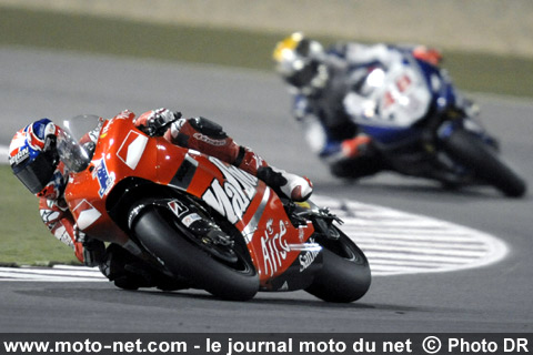 Casey Stoner et Jorge Lorenzo - Grand Prix Moto du Qatar 2008 : le tour par tour sur Moto-Net.Com
