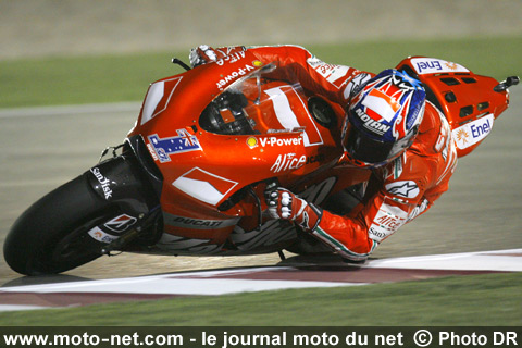Casey Stoner - Grand Prix Moto du Qatar 2008 : le tour par tour sur Moto-Net.Com