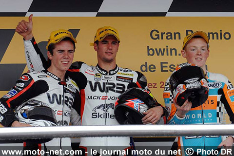 Simone Corsi 1er, Nicolas Terol 2ème et Bradley Smith 3ème - Grand Prix Moto d'Espagne 2008 : le tour par tour sur Moto-Net.Com