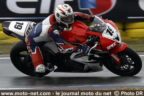 Anthony Loiseau - Première épreuve du Championnat de France Superbike 2008 au Mans