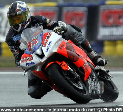Peter Polesso - Première épreuve du Championnat de France Superbike 2008 au Mans