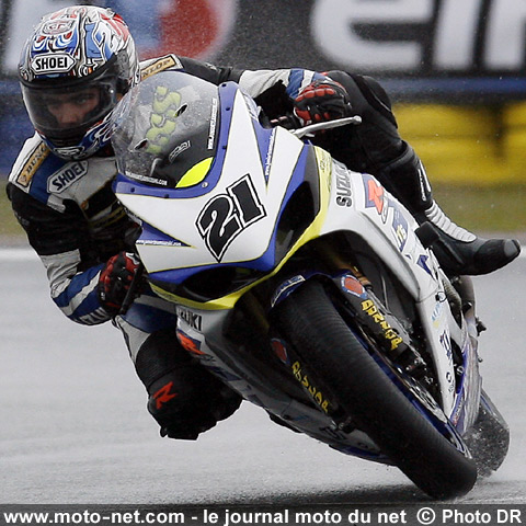 Emeric Jonchière - Première épreuve du Championnat de France Superbike 2008 au Mans