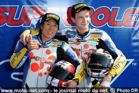 Yukio Kagayama et Max Neukirchner - Le Superbike met le feu à Valence !