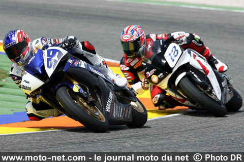 Fabien Foret et Craig Jones - Le Superbike met le feu à Valence !