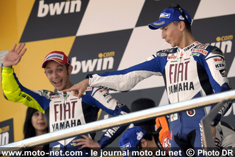 Valentino Rossi et Jorge Lorenzo - Grand Prix du Portugal MotoGP 2008 : la présentation sur Moto-Net.Com