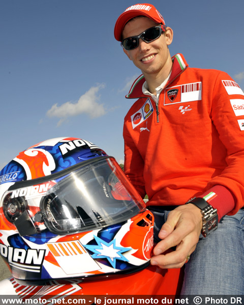 Casey Stoner - Grand Prix du Portugal MotoGP 2008 : la présentation sur Moto-Net.Com