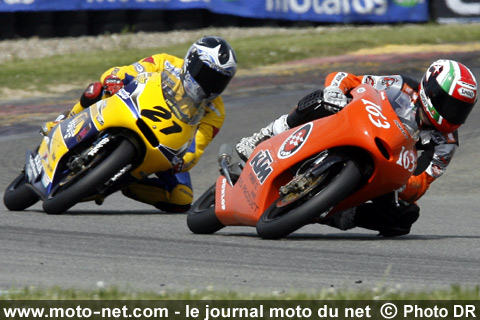 Valentin Debise et Steven Le Coquen - Deuxième épreuve du Championnat de France Superbike 2008 à Nogaro
