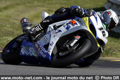 Lucas de Carolis - Deuxième épreuve du Championnat de France Superbike 2008 à Nogaro