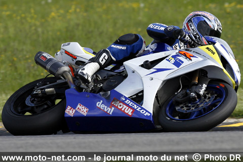 Guillaume Dietrich - Deuxième épreuve du Championnat de France Superbike 2008 à Nogaro