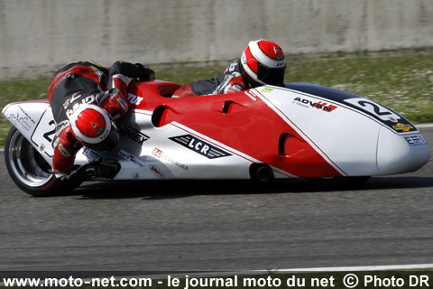 Séb Delannoy et Greg Cluze - Deuxième épreuve du Championnat de France Superbike 2008 à Nogaro