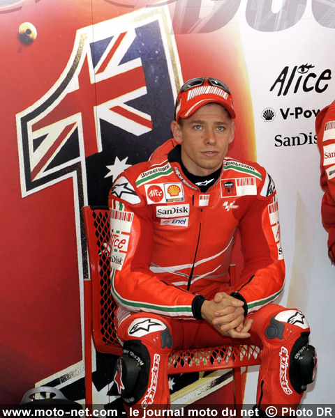 Casey Stoner - Grand Prix de Chine MotoGP 2008 : la présentation sur Moto-Net.Com