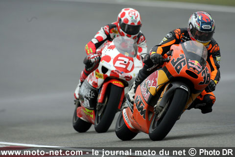 Mika Kallio et Hector Barbera - Grand Prix de Chine 250cc 2008 : le tour par tour sur Moto-Net.Com