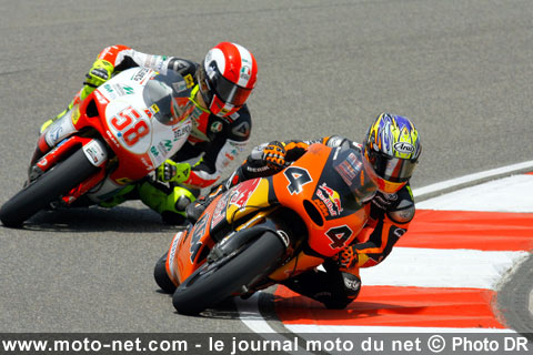 Hiroshi Aoyama et Marco Simoncelli - Grand Prix de Chine 250cc 2008 : le tour par tour sur Moto-Net.Com