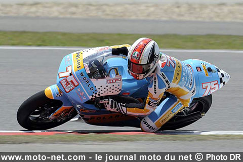 Mattia Pasini - Grand Prix de Chine 250cc 2008 : le tour par tour sur Moto-Net.Com
