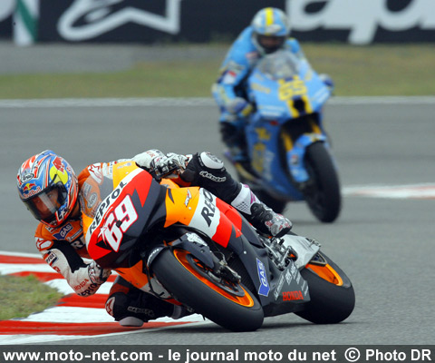 Nicky Hayden et Loris capirossi - Grand Prix de Chine MotoGP 2008 : le tour par tour sur Moto-Net.Com