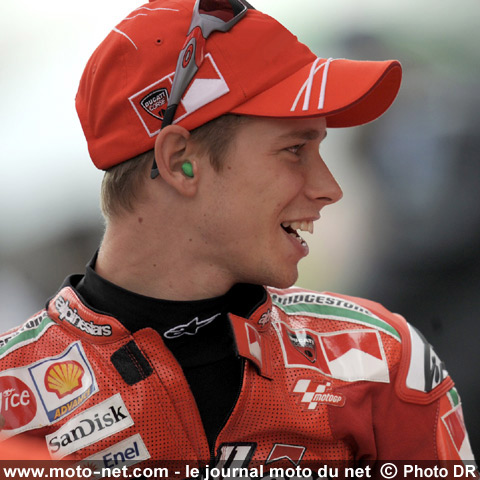 Casey Stoner - Grand Prix de France MotoGP 2008 : la présentation sur Moto-Net.Com