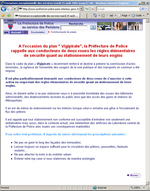 FFMC : Nouvelle manifestation des deux-roues motorisés contre la répression abusive du stationnement à Paris