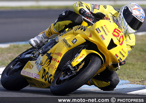 Supersport : Kévin Denis - Troisième épreuve du Championnat de France Superbike 2008 au Vigeant