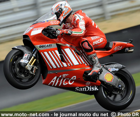 Marco Melandri - Grand Prix d'Italie MotoGP 2008 : la présentation sur Moto-Net.Com
